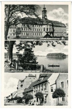 Wermsdorf. Schloss Hubertusburg und Horstsee