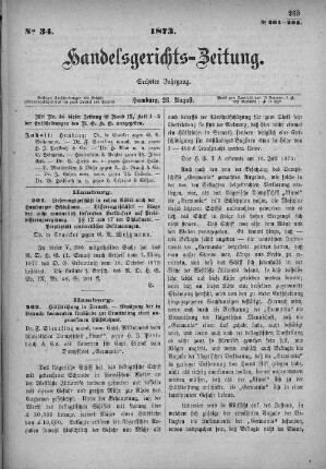 No. 34. 23. August 1873