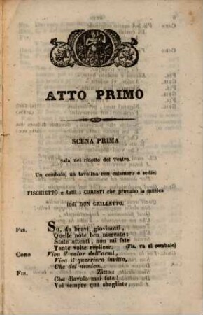 La prova di un'opera seria : melodramma giocoso ; da rappresentarsi nell'Imp. Regio Teatro alla Scala il carnevale 1846 - 47