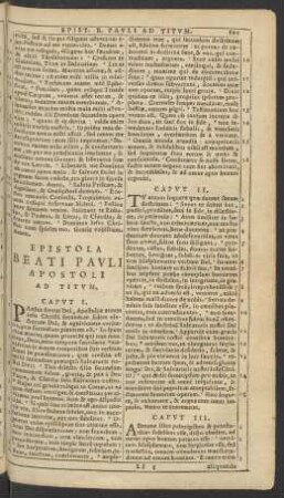 Epistola Beati Pavli Apostoli Ad Titvm.