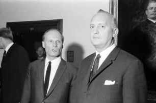 Freiburg: Empfang des israelischen Botschafters Asher Ben-Nathan, Oberbürgermeister Dr. Keidel