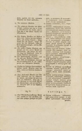 Fig. V. - ТАбЛИЦА V.
