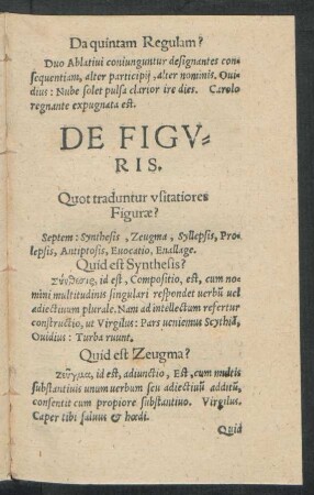 De Figuris.