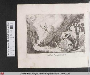 Calisto & Arcas facta sydera. [Zeus verwandelt Kallisto und Arcas in Sternbilder]