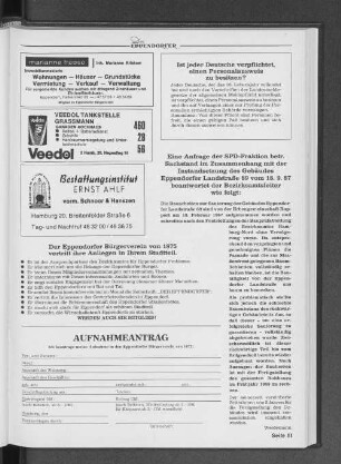 Aufnahmeantrag