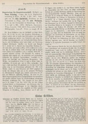 217-220 Kleine Kritiken