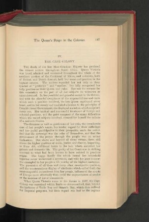 IV. The Cape Colony.
