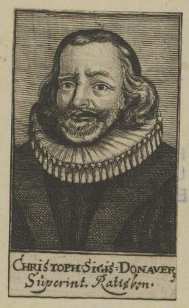 Bildnis des Christoph Sigismundus Donaverus