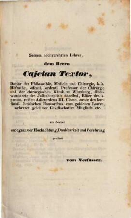 Ueber die Lösung des Oberschenkels aus dem Hüftgelenke