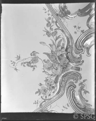 Potsdam, Stadtschloss, Schreibkabinett Friedrich II., R.: 8, Detail der Volute.