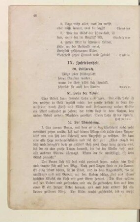 IX. Zufriedenheit