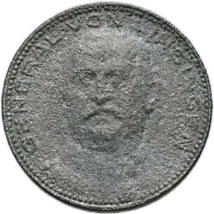 Medaille auf General Alexander Freiherr von Linsingen und den Vierbund, 1916