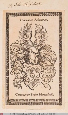 Wappen des Valentin Schnotz