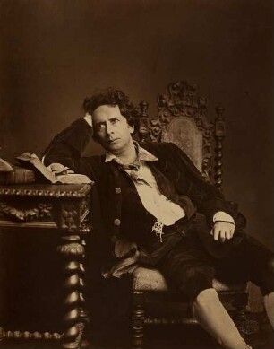 Friedrich Haase als Narziß in "Narziß" - aus einer Mappe für Chéri Maurice "zu seinem fünfzigjährigen Directorial-Jubiläum" am Thalia Theater zu Hamburg