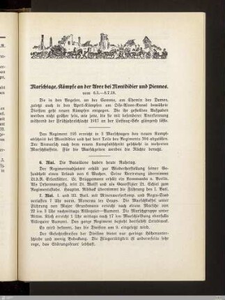 Marschtage, Kämpfe an der Avre bei Montdidier und Piennes