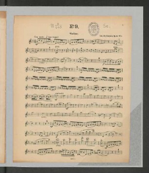 No. 9. Violine.