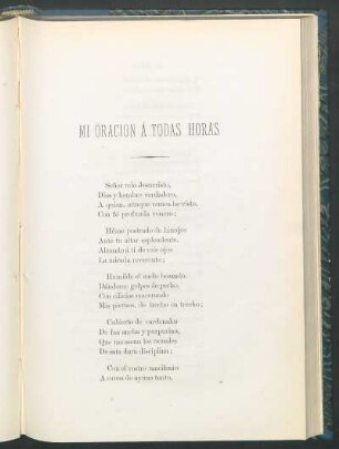 Mi oración á todas horas