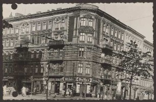 Ansichtskarte Reichenberger Straße, Ecke Grünauer Straße