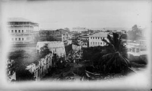 Sklavenmarkt : Der Sklavenmarkt an den Mauern der alten Festung von Sansibar
