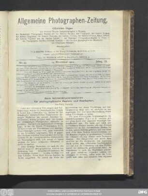 Nr. 33. 14. November 1902. Jahrg. IX.