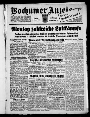 Bochumer Anzeiger. 1934-1944