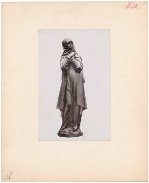 Madonna, Bronzefigur, Nürnberg: Ansicht