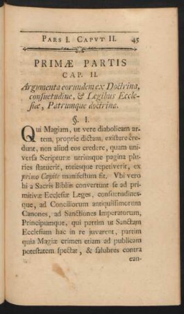 Cap. II. Argumenta corundem ex Doctrina, ...