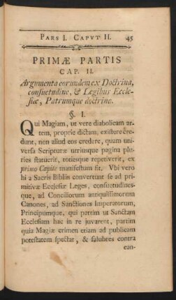 Cap. II. Argumenta corundem ex Doctrina, ...