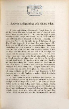 Helsingfors stads historia från 1640 till stora ofreden
