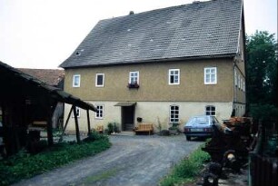 Wohnhaus der Schneidemühle, Traufseite; Denkmalschutz
