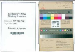 Entnazifizierung Johannes Reinartz , geb. 27.07.1907 (Kaufmann)