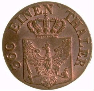 Münze, Pfennig, 1826