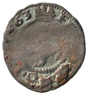 Fundmünze, Weißpfennig, 1563