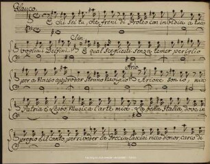 Recitativo: E chi sei tu che freni di Proteo
