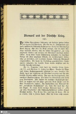 Bismarck und der Dänische Krieg : 1864