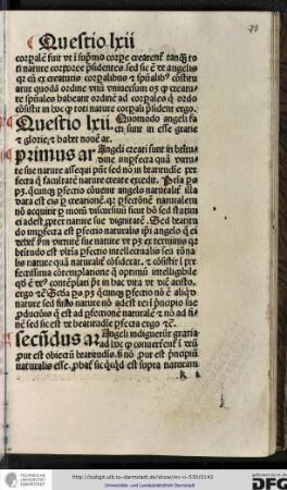 Questio lxii quomodo angeli facti sunt in esse gratie et glorie et habet novem articulos.