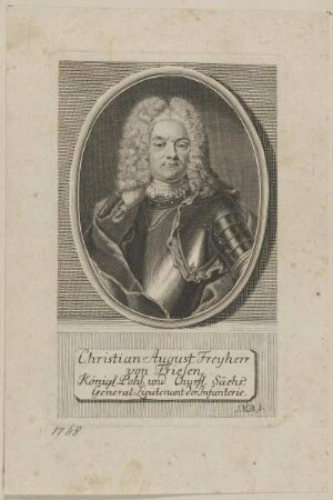 Bildnis des Christian August von Friesen