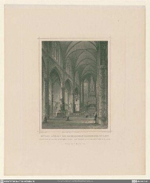 Innere Ansicht der katholischen Pfarrkirche zu Cleve.