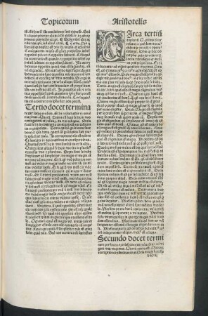 Circa tertium topicorum ...