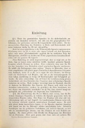 Mittelniederländische Grammatik : mit Lesestücken und Glossar