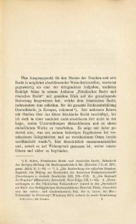 Die Franken und ihr Recht