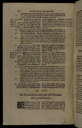 Tit. XXV. De Executione, ejusque actu formando ac perficiendo.