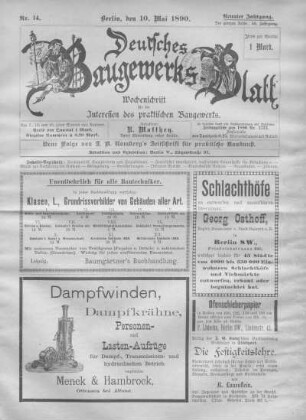 50. Jahrgang. Nr. 14.