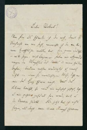 Brief vom 11. Sept. 1868