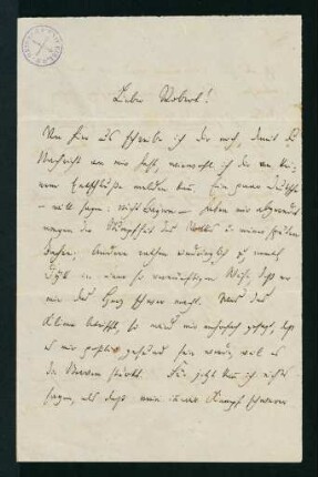 Brief vom 11. Sept. 1868