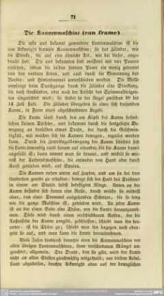 Die Kannenmaschine (can frame)