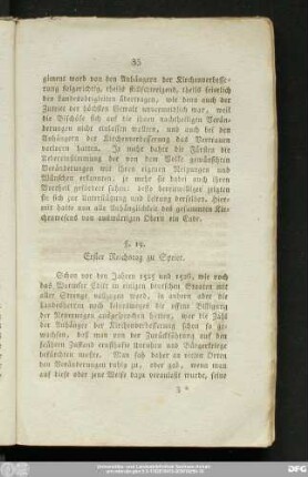 §. 19. Erster Reichstag zu Speier.
