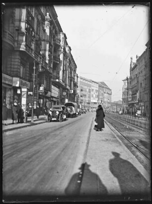 Blick entlang der Joachimsthaler Straße