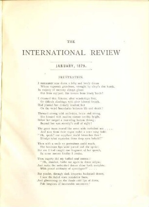 The international review. 6. 1879