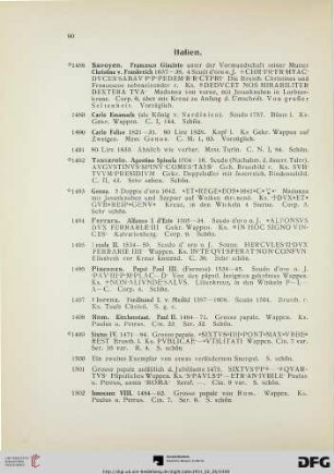 Italien (Nr. 1488-1530)